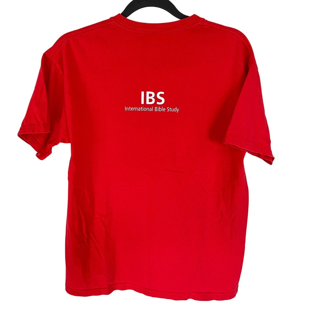 IBS T-Shirt Adult SZ M Irritable Bowel International Bible Study White Elephant